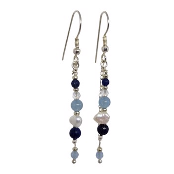 Köp Risvig Jewelry model Willow-blue-sølv her på din klockorn och smycken shop